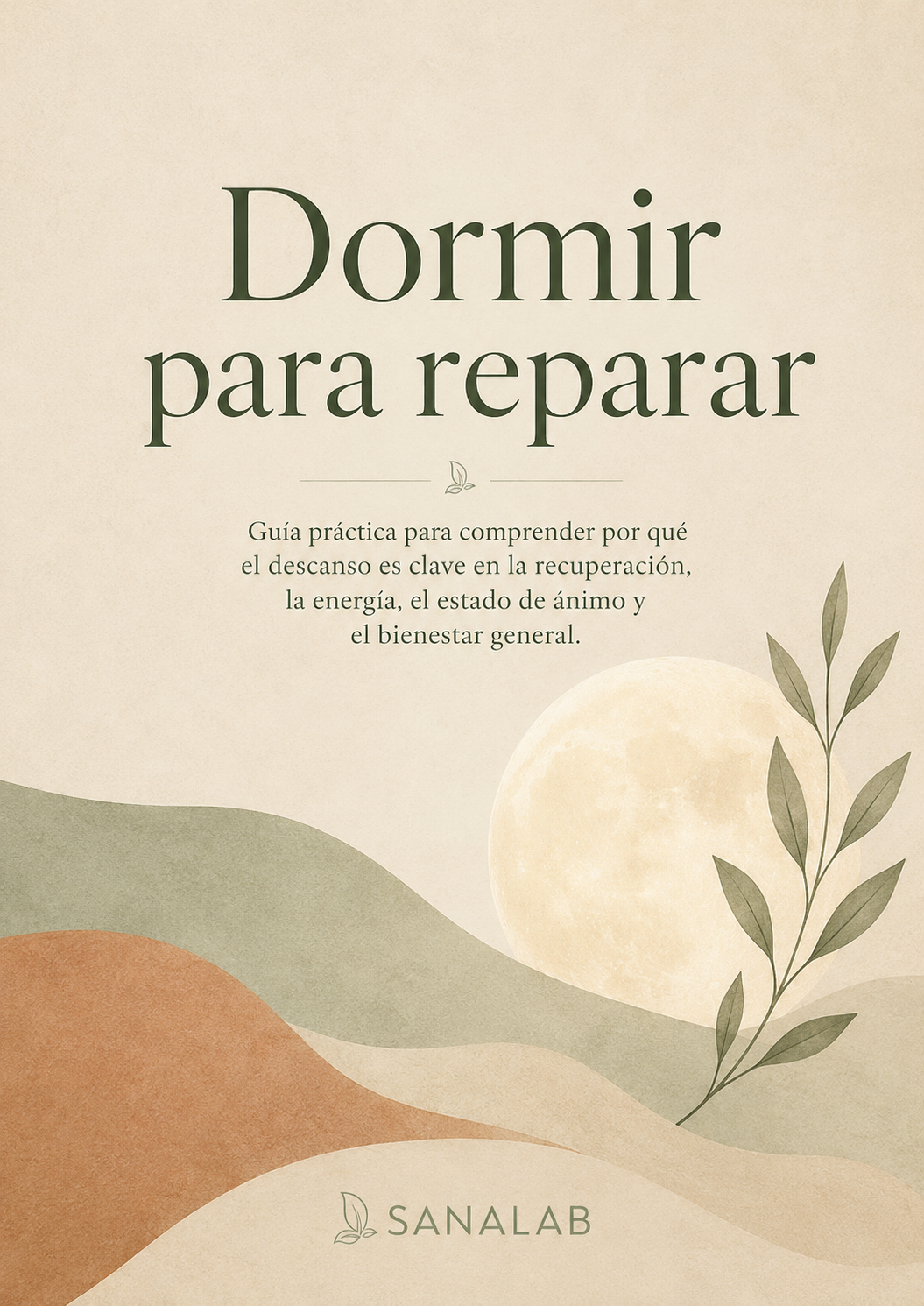 Portada de Dormir para reparar